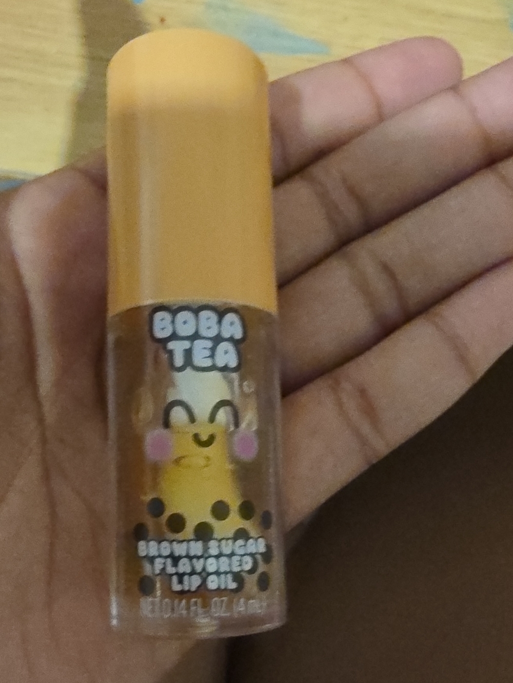 Boba Tea Brown Sugar Lip Oil - Peach Cap